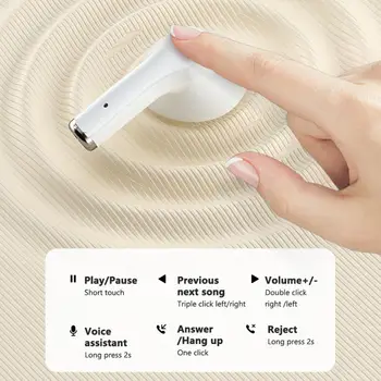 Výborné Slúchadlá Pohodlné Slúchadlá Automatické Spárovanie Bluetooth-compatible5.1 Mini Športové Slúchadlá Citlivé