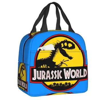 Dinosaur World Jurský Park Dobrodružstvo Filmu Izolované Obed Tašky Práce Školy Nepremokavé Chladnejšie Tepelnej Lunch Box Ženy, Deti