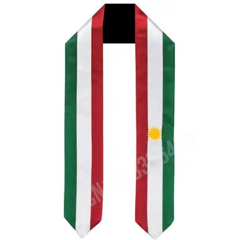 Kurdistan Vlajka Šatku Top Print Štúdia Krídla Ukradol Medzinárodná Štúdia V Zahraničí Pre Dospelých Unisex Strany Príslušenstvo