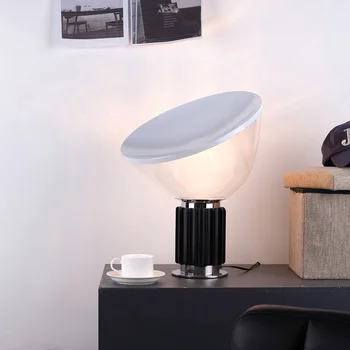 Moderné LED Skla Stolové Lampy Domova Osvetlenie v Obývacej Izbe, Stolná Lampa Vintage Krytý Dekor Spálňa Nočný Stolík Svietidlá