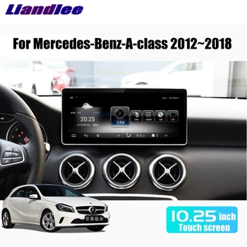 Liandlee Auto Multimediálny Prehrávač NAVI Pre Mercedes Benz MB Triedy W176 2012~2018 CarPlay Adaptér pre autorádia GPS, WIFI, Navigácia
