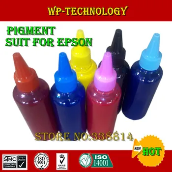 [6color Pigment]Kompatibilné pigment atramentová náplň špecializovaných oblek pre EPSON 6 farebná tlačiareň ,Vysoká kvalita, BK, C, M, Y LC LM.