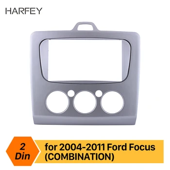 Harfey 2 Din Panel Dosky refitting Rám Dash Mount Kit autorádia Fascia pre 2004 2005 až 2011 Ford Focus 173*98/178*100/178*102mm
