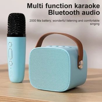 Bezdrôtový Bluetooth Reproduktor Kvalitu Zvuku Reproduktor S Mikrofónom Pre Mobilný Telefón, PC, Notebook, HiFi Zvuk Multi-funkcia Karaoke