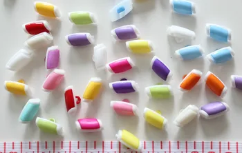 800pcs v kombinácii kitsch candy rôzne farby candy ramienka kawaii deti kombinované plastové Tlačidlá tlačidlo w/ ramienka kawaii dekor