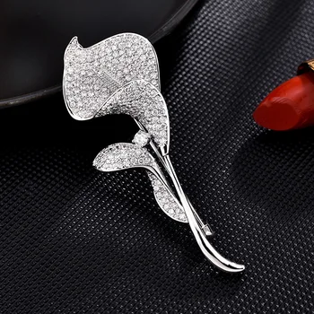 Klip Kala Lily Golier Šperky Brošňa High-end Corsage Luxusnú Atmosféru Cardigan Pin Veľkoobchod
