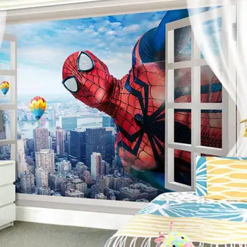 Vlastná veľkosť 3d detská izba tapety nástenná maľba chlapec, obývacej izby, detskej izby, spálne, ochrana životného prostredia