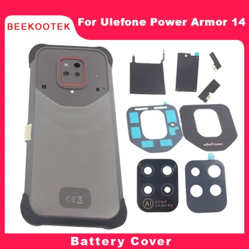 Originál Kryt Batérie Späť Kryt Objektívu NFC Anténa Kompozitné Kryt FPC Opravy Náhradné Príslušenstvo Pre Ulefone Power Armor 14