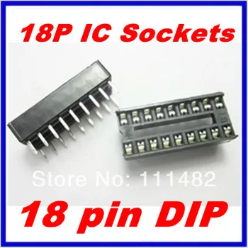 26pcs 18 Pin SIP, DIP IC Zásuvky Adaptéra Spájky Typ