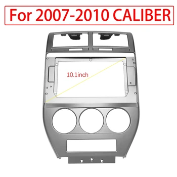 10.1 Palcový 2 Din Auto Stereo Rádio Fascia Audio Rám GPS Navigačný Panel Palubnej dosky Adaptér pre 2007-2010 DODGE CALIBER