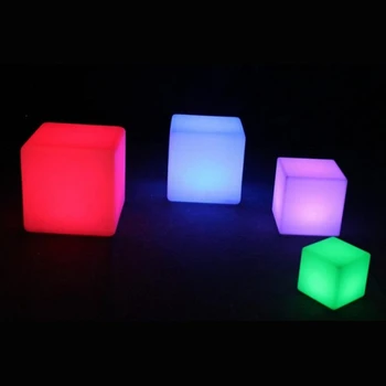 D10,D13,D15,D20cm LED Dekoratívne osvetlenie led kocka Stolice 16 zmena farby osvetlenia pre podujatia, party dekorácie, doprava zdarma 1pc