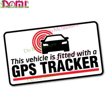 GPS Tracker Vybavené Výstražné Nálepky Odtlačkový Bezpečnosti Prihlásiť Auto Vinyl Vysokej Kvality KK Vinyl Kryt Škrabance Nepremokavé PVC