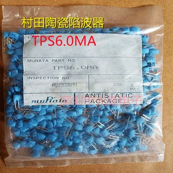 50PCS/ TPS6.0MA dovezené Murata keramické pasce T6.0MA 6.000 MHZ 6MHZ modrá rovno plug 3 stôp