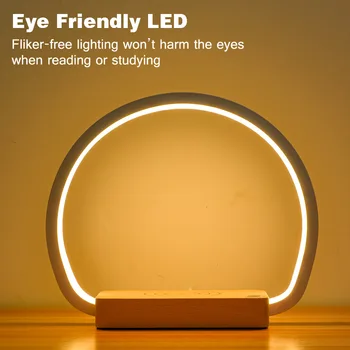 Oko-Chrániť LED Nočné Svetlo Telefón Bezdrôtovú Nabíjačku Skladacia Spálňa Foyer Stôl, stolná Lampa pre Office Spálňa Decor