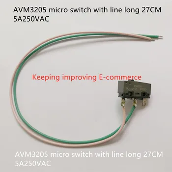 Originál nové 100% AVM3205 micro switch s line dlho 27 CM 5A250VAC