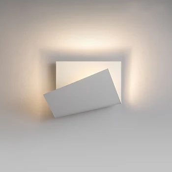 Moderné Led Nástenné Svietidlo Nordic Dizajnér Nástenné svietidlo Tvorivé Námestie Pozadí Steny Sconce Spálňa, Nočné Lampy, osvetlenie v Obývacej Izbe