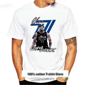 Camiseta divertida para hombre y mujer, camiseta de moda, camiseta de Luka Doncic 77