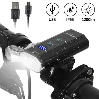 6000mAh Bicyklov Svetla USB Nabíjateľné Svetlo na Bicykel Bicykel Predné Riadidlá Cyklistické Bezpečnostné Výstražné Svetlo Požičovňa Lampa Baterka