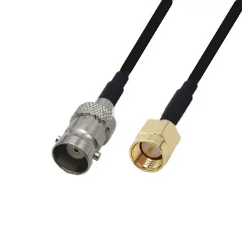 Kábel RG174 SMA Male na BNC Samica Predlžovací Koaxiálny Jumper Pigtail WIFI Router Anténa, ANTÉNNY Koaxiálny Kábel