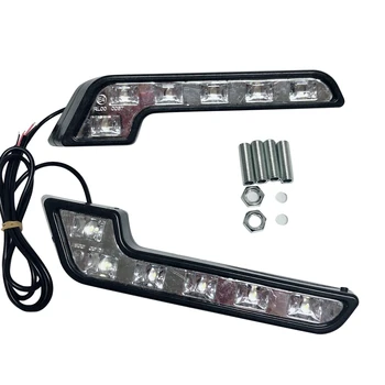 2X 12V Super Svetlé DRL LED Svetlá pre Denné svietenie pre Automobily Auto Vodotesný LED svietenie Hmlové Svetlá Auta Styling