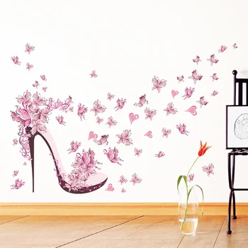 Stena Nálepky Ružová Odolné Pohodlné Tapety Multicolor Vymeniteľné Nepremokavé Ploché Domov Príslušenstvo Pozadí Umenie
