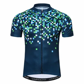 Cyklistika Jersey Mens cyklistické oblečenie požičovňa Ropa Ciclismo maillot cestnej MTB Topy, Košele mládež horský bicykel jersey 2018 Modrá biele