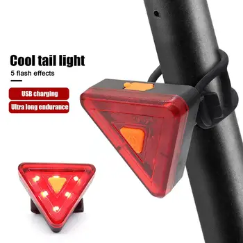 Zadné Svetlo Bicykel MTB Výstražné Svetlo Nepremokavé USB Nabíjateľné Bicykel zadné Svetlo na Koni Zariadenia Na Noc Cyklistické B1I5