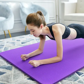 NOVÝ 10 mm Verdikking Sk Verlenging Yoga Mat Multi Functie Smaakloos Yoga Mat Šport Fitness Mat Meditatie Kussen