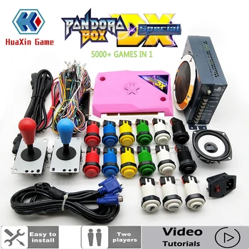 DIY Arcade Machine Auta Pôvodné Pandora Poľa DX Špeciálne 5000 Herné Konzoly Set s HAPP Tlačidlo Kopírovať SANWA 8 Spôsob Joystick