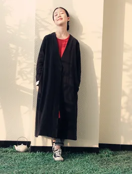2016 žien tekutiny stručný vrchné oblečenie dizajn vintage dlhý výkop a cardigan