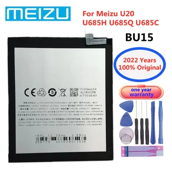 2022 Pôvodnú Vysokú Kvalitu BU15 Náhradné Batérie Pre Meizu U20 U685H/U685Q/U685C Bunky Mobile Smart Telefónu Batérie Bateria
