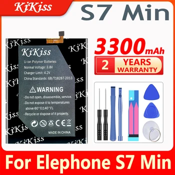 KiKiss 3300mAh Náhradné Batérie S7 MINI pre Elephone S7 mini S7mini