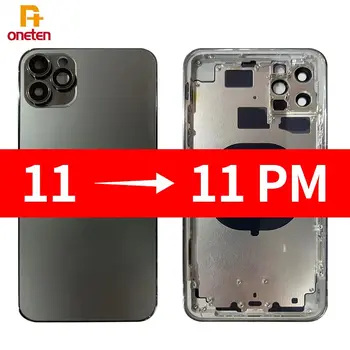 1pcs Pre DIY 11 11ProMax Zadné Bývanie Montáž Pre iPhone 11 Ako 11ProMax Zmeniť Späť Kryt Batérie Bývanie