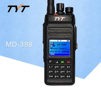 TYT MD398 Digitálne DMR Walkie Talkie Vodotesný IP67 obojsmerné Rádiové Vysoký Výkon 10W Ham Radio Vysielač