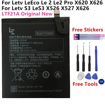 LTF21A Batéria 3000mAh Pre Letv LeEco Le 2 (pro) le 2S le S3 X20 X626 X528 X621 X625 X25 X525 X620 X520 X522 X527 X526 Batérie