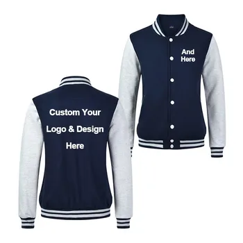 Nový Príchod Mužov Vlastné Logo a Dizajn Zahustiť Vetrovky Mens Hoodies Módne Baseball Jacket Kostým Kabát Vysokej Kvality