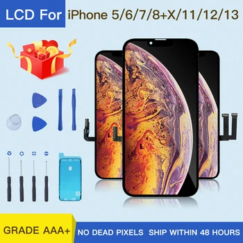 Trieda AAA+++ na iPhone 12pro Max 12Mini 13 Pro Max 13Mini LCD Displej S 3D Dotykový Displej Digitalizátorom. pre iPhone13 Č Mŕtvy Pixel