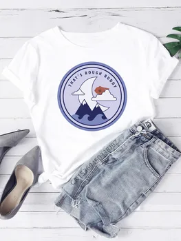 Avatar Posledný Airbender Grafické Ženy Zábavné Vytlačiť T-shirt Dámy Dievča Y2K Základe O-golier Biele Tričko Krátky