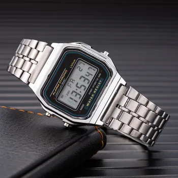 Digitálne náramkové hodinky Pre Mužov Elektronické Hodiny pánske Hodinky Budík Milenca Hodinky Montre Homme Luxe Led Hodinky Zegarek