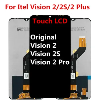 Pôvodný Pre ITEL Víziu, 2 Plus LCD Dotykový Displej Pre ITEL Vision2 2S displej Digitalizátorom. Montáž Opravy Replacementt Časti