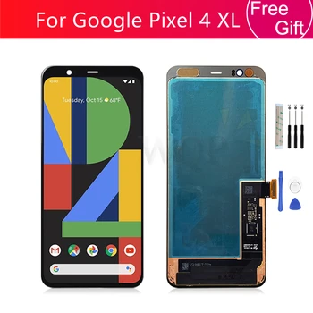 Pre Google Pixel 4XL Displej Dotykový Displej Digitalizátorom. Montáž 4 XL LCD S Rámom Pre Pixel XL4 Obrazovke Náhradné Diely 6.3