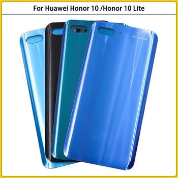 10Pcs Nové Pre Huawei Honor 10 / Česť 10 Lite Batérie Zadný Kryt Honor10 Zadné Dvere Bývanie Prípade Stick Lepidlo Replac