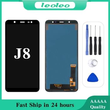 Mobile Amoled J8 2018 Pantalla Pre Samsung Galaxy J810 Lcd Dotykový Displej Náhradné Lcd Black