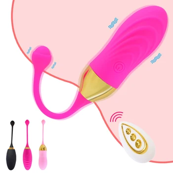 10 Rýchlosti Bezdrôtového Diaľkového Vibračné Vajíčko Vibrátor pre Ženy, Ženské Análny Stimulácia Klitorisu Vaginálne Sprísnenie Cvičenie Sexuálne Hračky