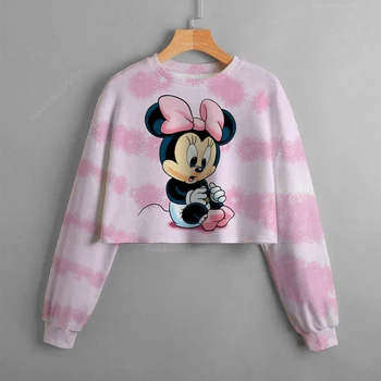 Jesenné a zimné nové Disney Mickey Mouse Mickey tlač detí pulóver sveter športové roztomilej príležitostné anime voľné