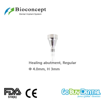 Osstem TSIII&Hiossen ETIII Kompatibilné Bioconcept Hex Pravidelné uzdravenie abutment D4.0 mm, výška 3 mm(324010)