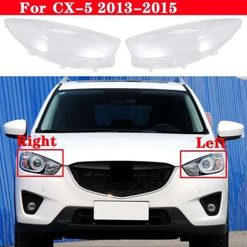 Auto Transparentné PC Svetlometov Kryt Objektívu Tienidlo Lampy predné svetlo Na Mazda CX5 CX-5 roky 2013-2015