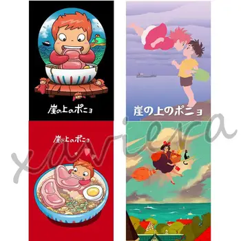 Xaviera Komiksu, Anime Diamond Maľovanie 5D Diy Plný Diamond Výšivky Hayao Miyazaki Film Drahokamu Cross Stitch Súpravy Dieťa Darček