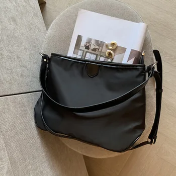 ženy oxford fahion čierna taška cez rameno pre ženy vo vysokej kvalite bežné denné mäkké malé jednoduchá kabelka