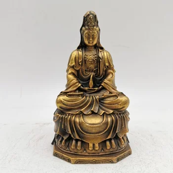 Avalokitesvara Sochu Budhu Socha Budhu Hala Domáce Dekorácie Doplnky Z Mosadze Budhistické Dekorácie Socha